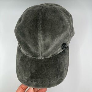 Maison Michel Paris baseball hat -  Gray Suede Cap